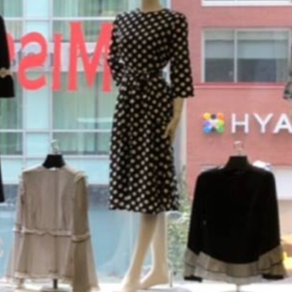 Midi Wrap Belt Polkadot dress - Picture 5 of 6